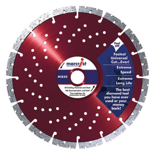 Image of Marcrist MI850 Fast Cutting Universal Diamond Disc 350mm 20mm
