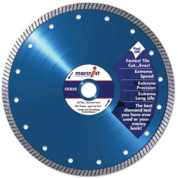 Marcrist CK850 Turbo Extreme Speed Angle Grinder Diamond Blade