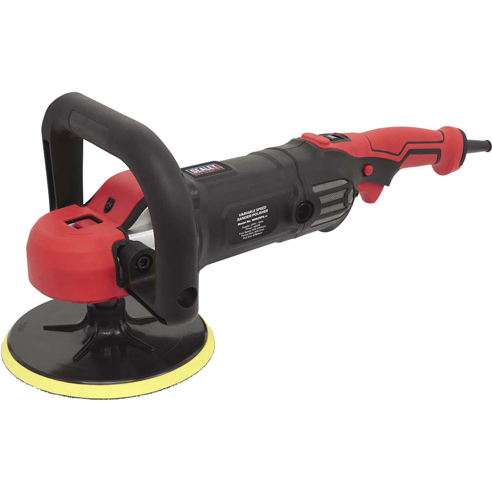 Sealey MS925PS Variable Speed Sander Polisher 180mm 240v