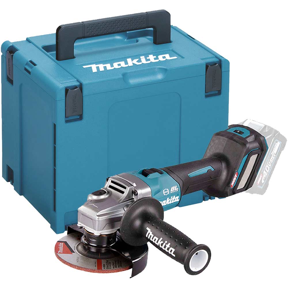 Makita GA023G 40v Max XGT Cordless Brushless Angle Grinder 125mm No Batteries No Battery Charger Case