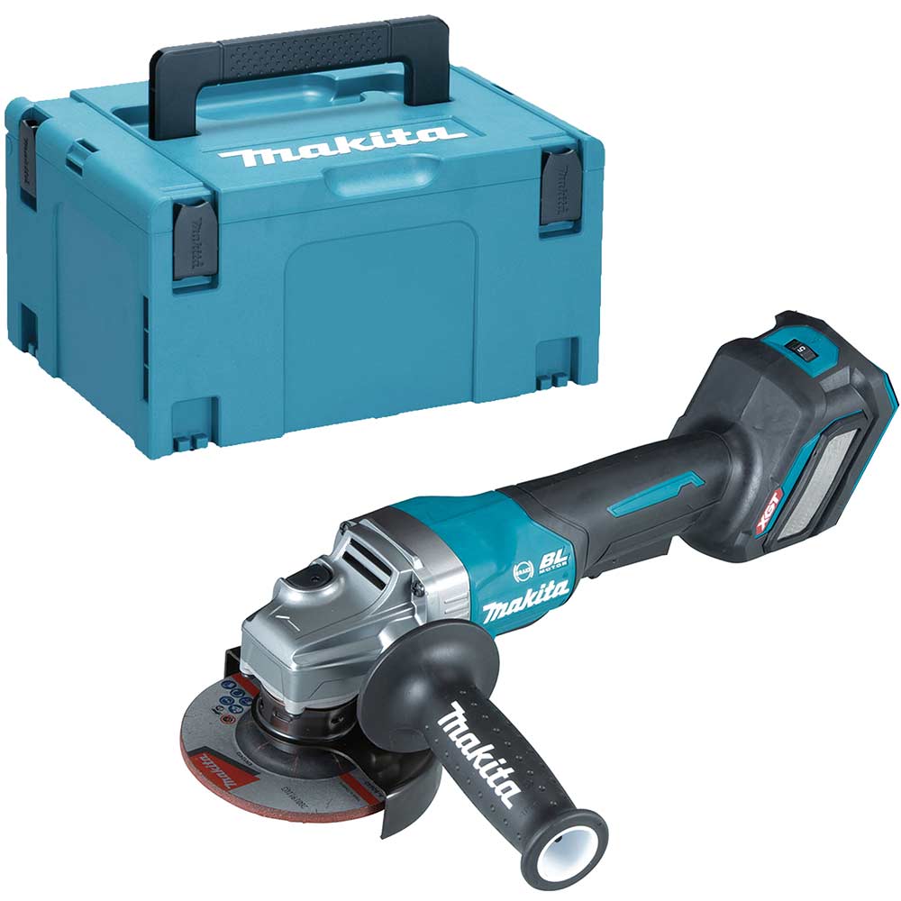 Makita GA029G 40v Max XGT Cordless Brushless Paddle Switch Angle Grinder 125mm No Batteries No Battery Charger Case