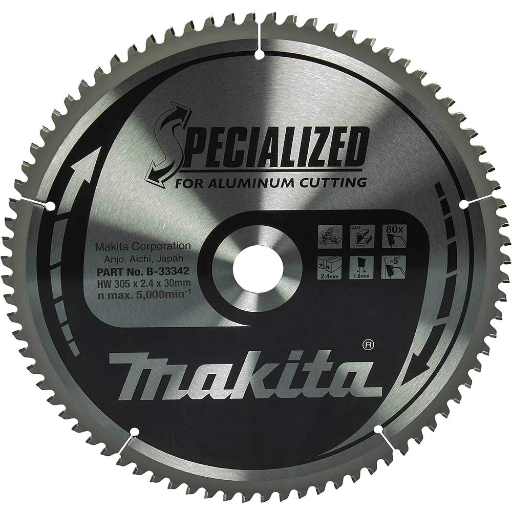 Photos - Power Tool Accessory Makita SPECIALIZED Circular Saw Blade for Aluminium Cutting 305mm 80T 30mm 