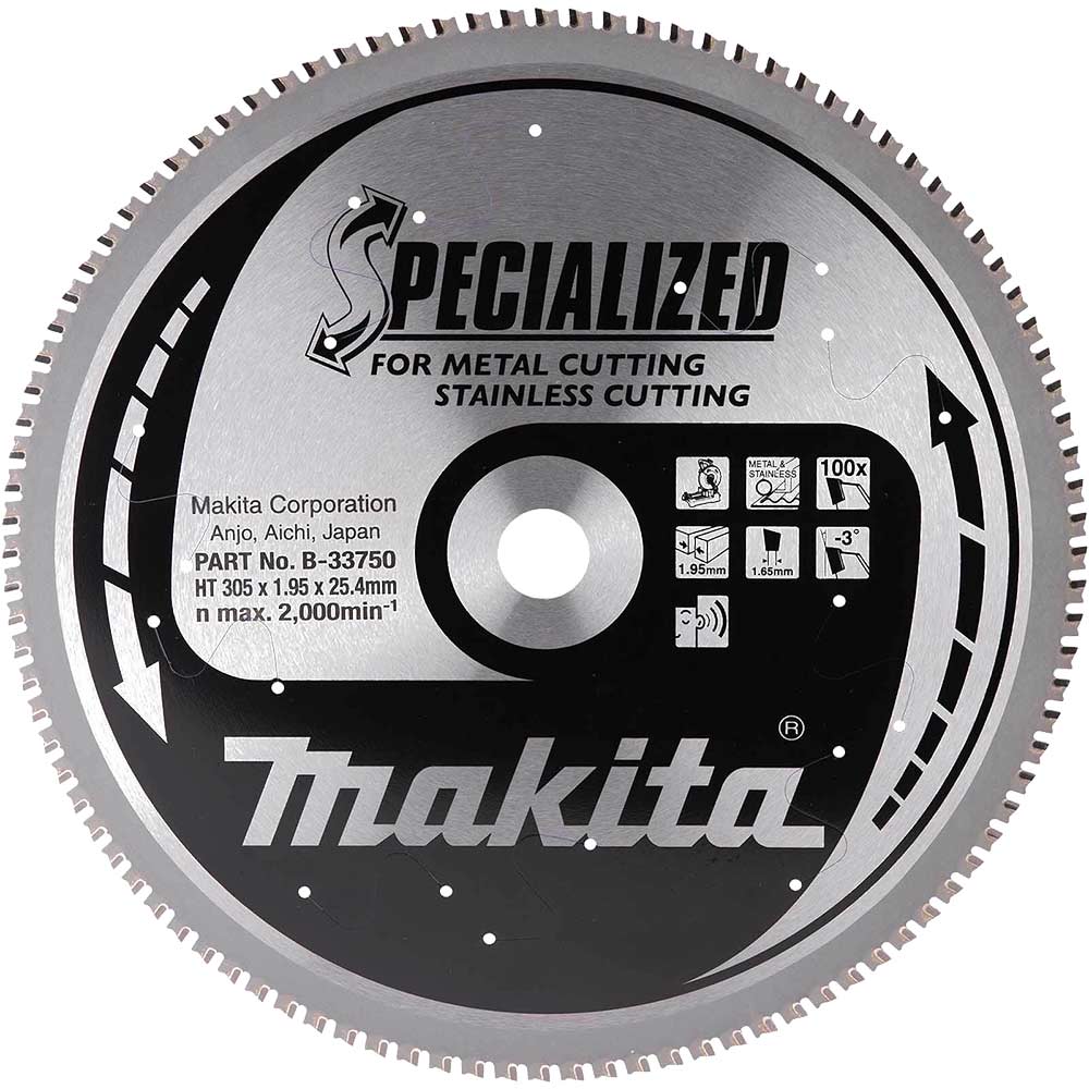 Photos - Power Tool Accessory Makita SPECIALIZED Circular Saw Blade for Stainless Steel Cutting 305mm 10 