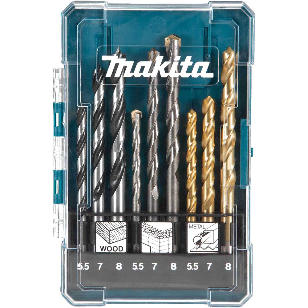 Makita 9 Piece Drill Bit Set
