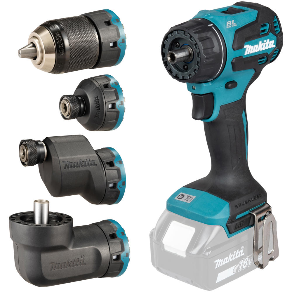Makita DDF491 18v LXT Cordless Multi Head Drill Driver No Batteries No Charger Case