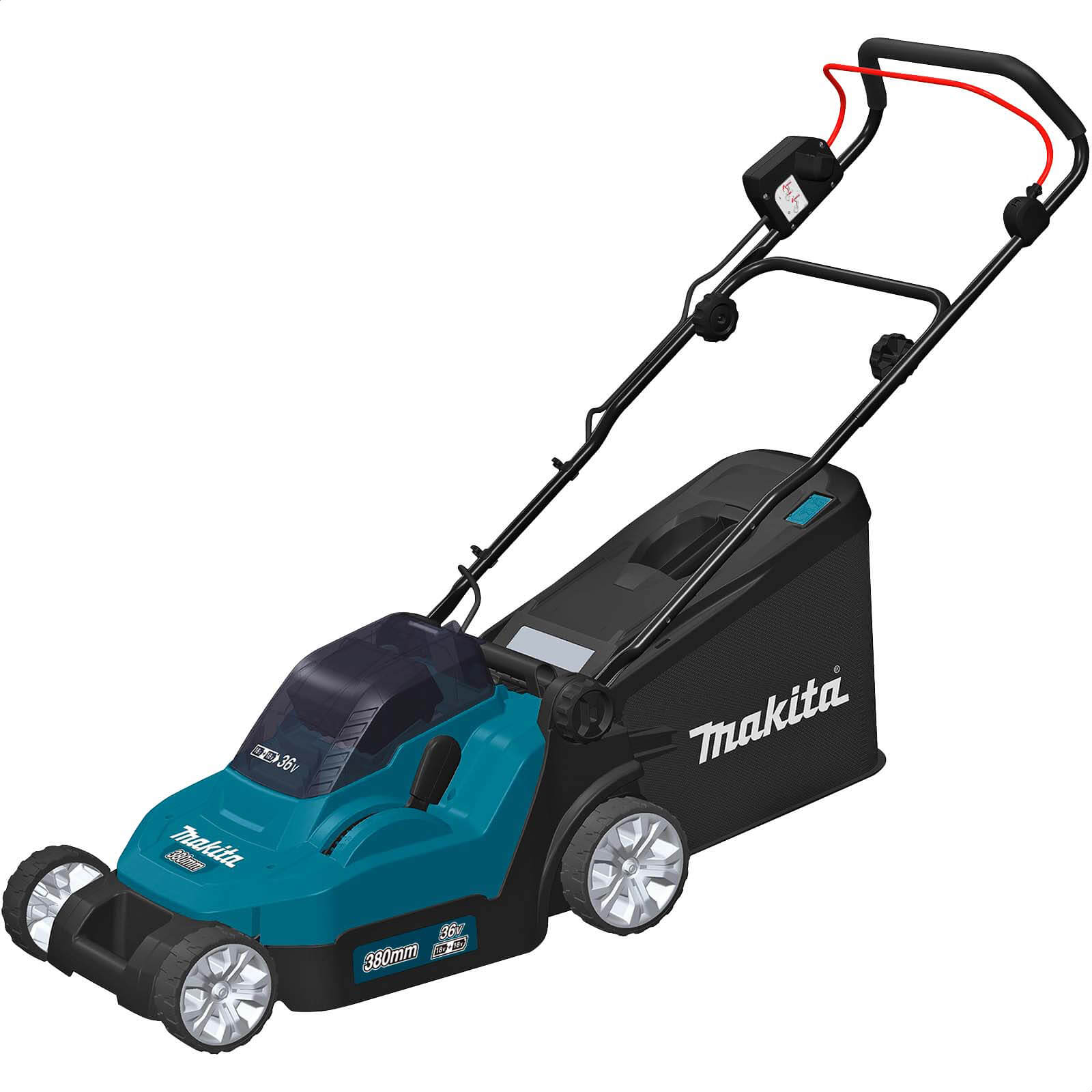 Makita DLM382 Twin 18v LXT Cordless Lawnmower 380mm No Batteries No Charger