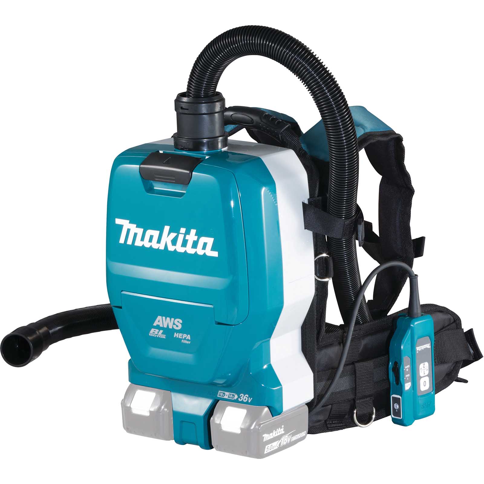 Makita DVC265 Twin 18v LXT Cordless Brushless Backpack Vacuum Cleaner No Batteries No Charger