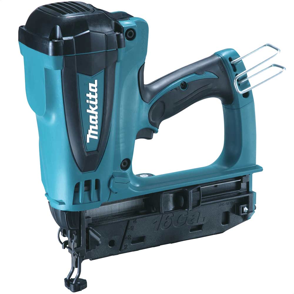 Image of Makita GF600SE Cordless Gas Second Fix Finish Nailer 2 x 1ah Li-ion Charger Case