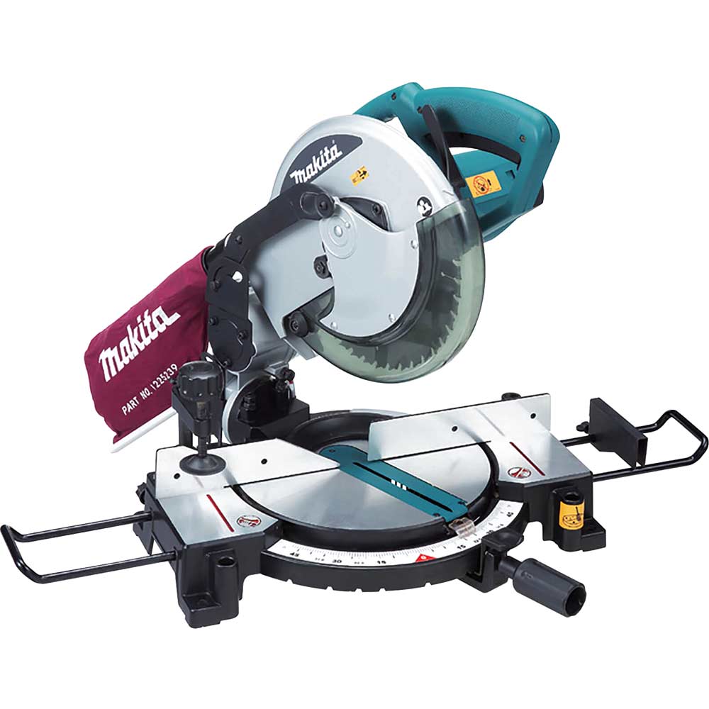 Image of Makita MLS100N Mitre Saw 255mm 110v