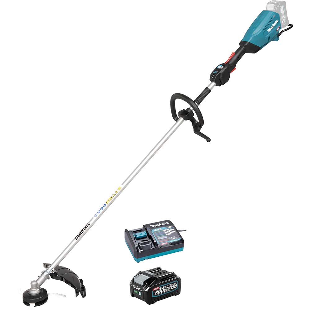 Makita UR017G 40v Max XGT Cordless Brushless Grass Trimmer 330mm 1 x 4ah Li-ion Charger