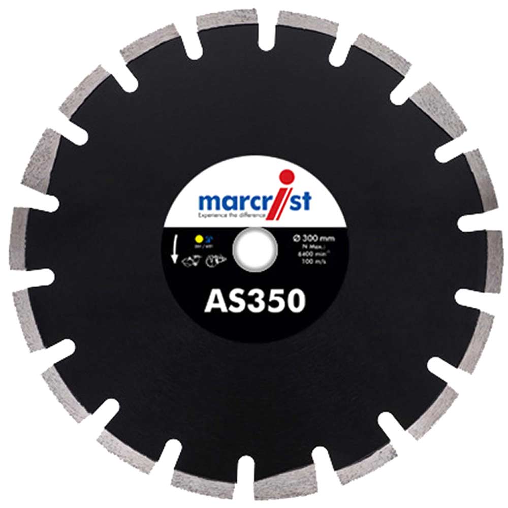 Marcrist AS350 Asphalt Diamond Blade 300mm 25.4mm