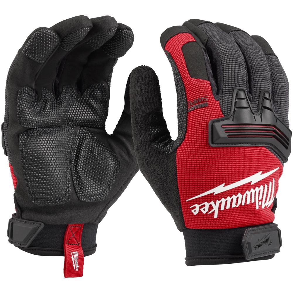 Milwaukee DEMOX Demolition Gloves Black / Red L Pack of 1