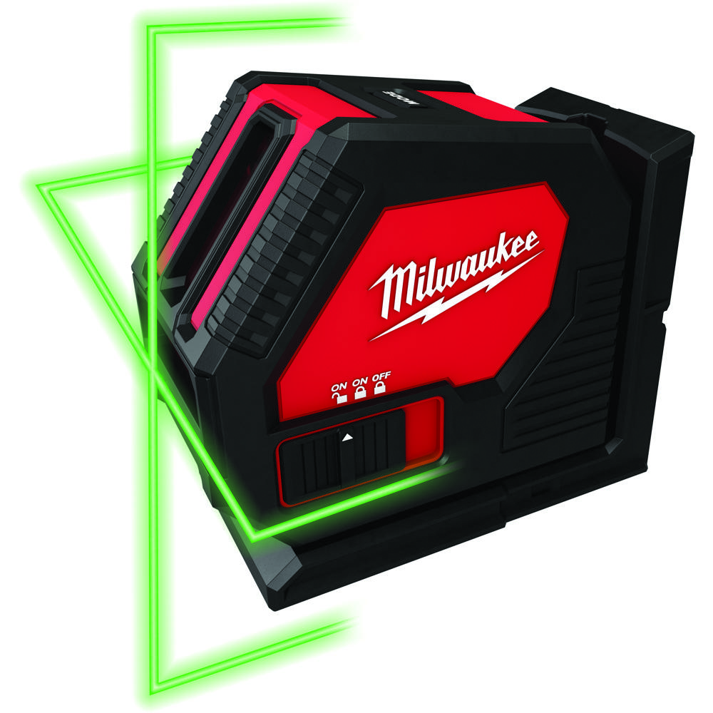 Milwaukee CLL-C Self Levelling Green Cross Line Laser Level
