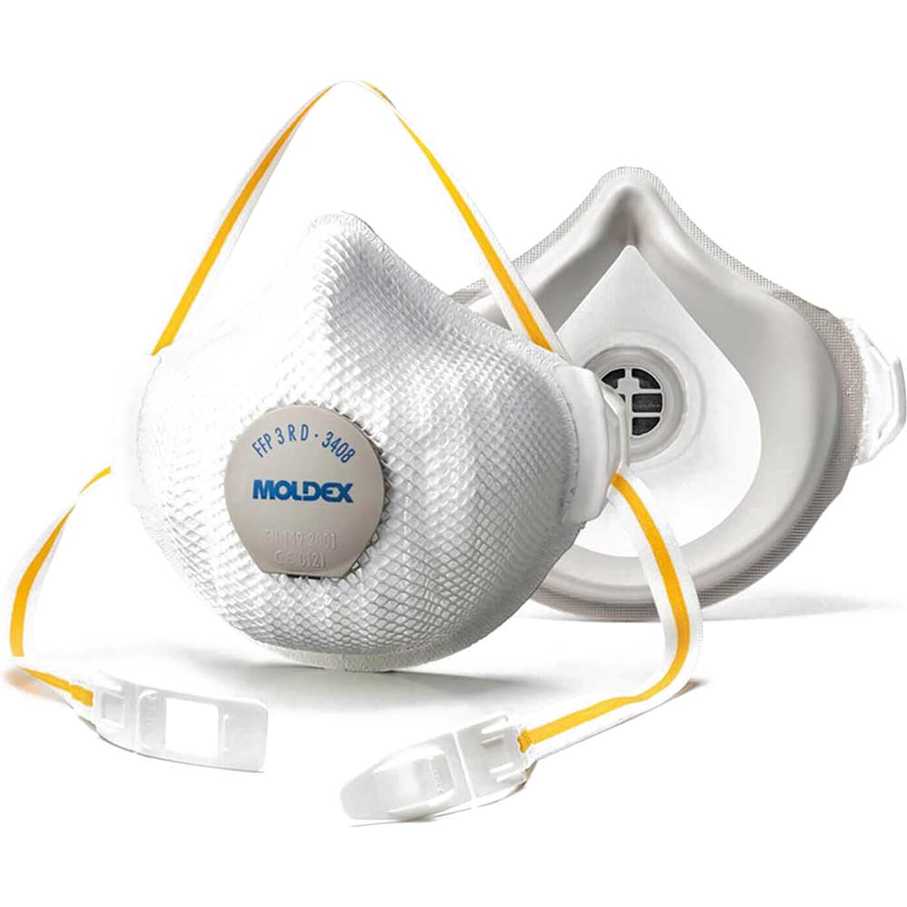 Moldex 3408 AirPlus Pro Moulded Mask FFP3 Pack of 5