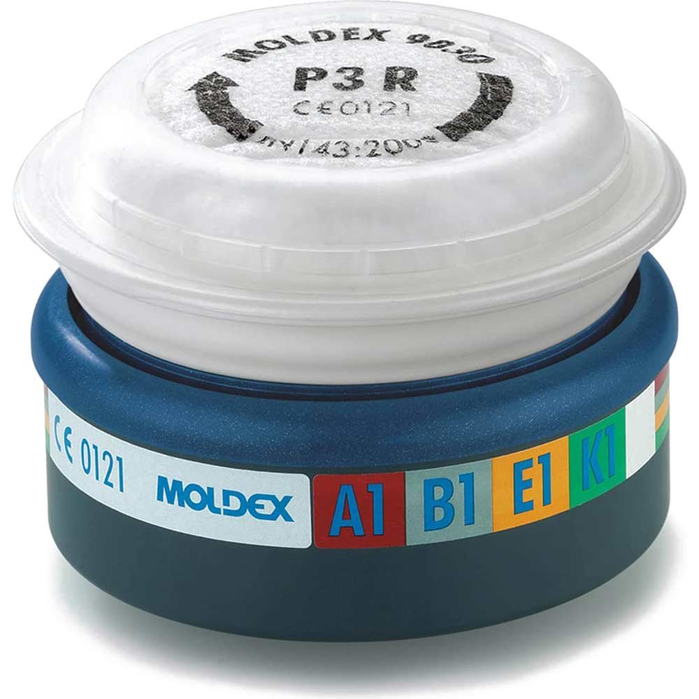 Moldex 9430 ABEK1P3 R D Replacement filters to Suit 7000 and 9000 Mask Pack of 2