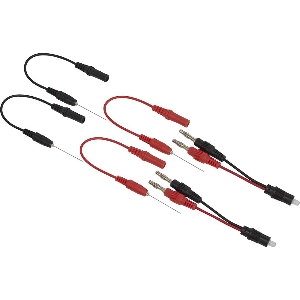 Image of Sealey 6 Piece Noid Light Test Lead Set