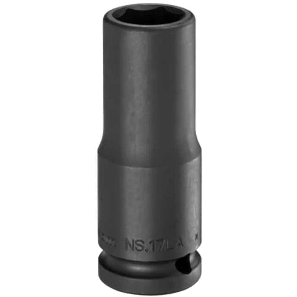 Image of Facom 1/2" Drive Deep Hexagon Impact Socket 1/2" 8mm