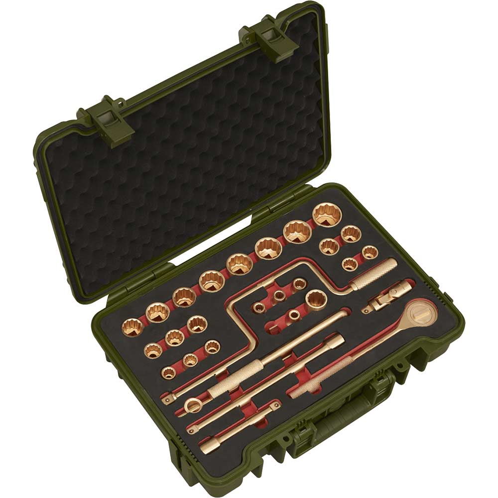 Sealey 32 Piece 1/2" Drive Non Sparking Socket Set 1/2