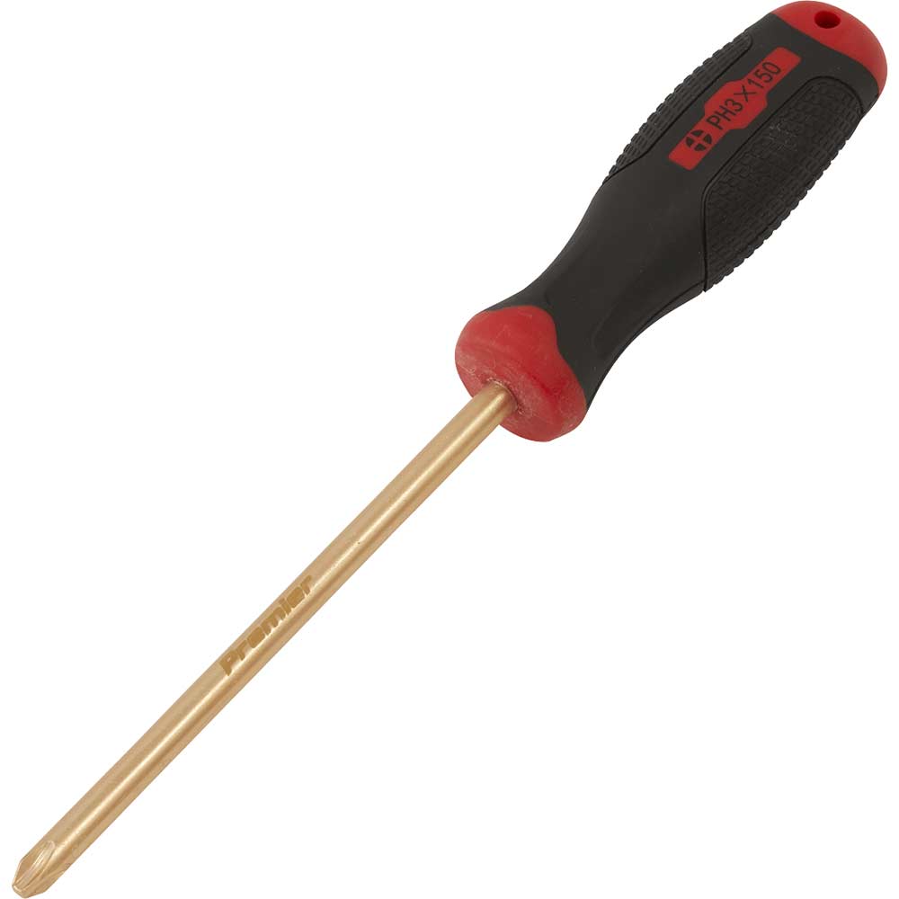 Sealey Non Sparking Phillips Screwdriver PH3 150mm