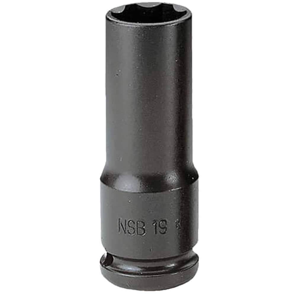 Image of Facom 1/2" Drive Deep Thin Wall Hexagon Impact Socket 1/2" 18mm