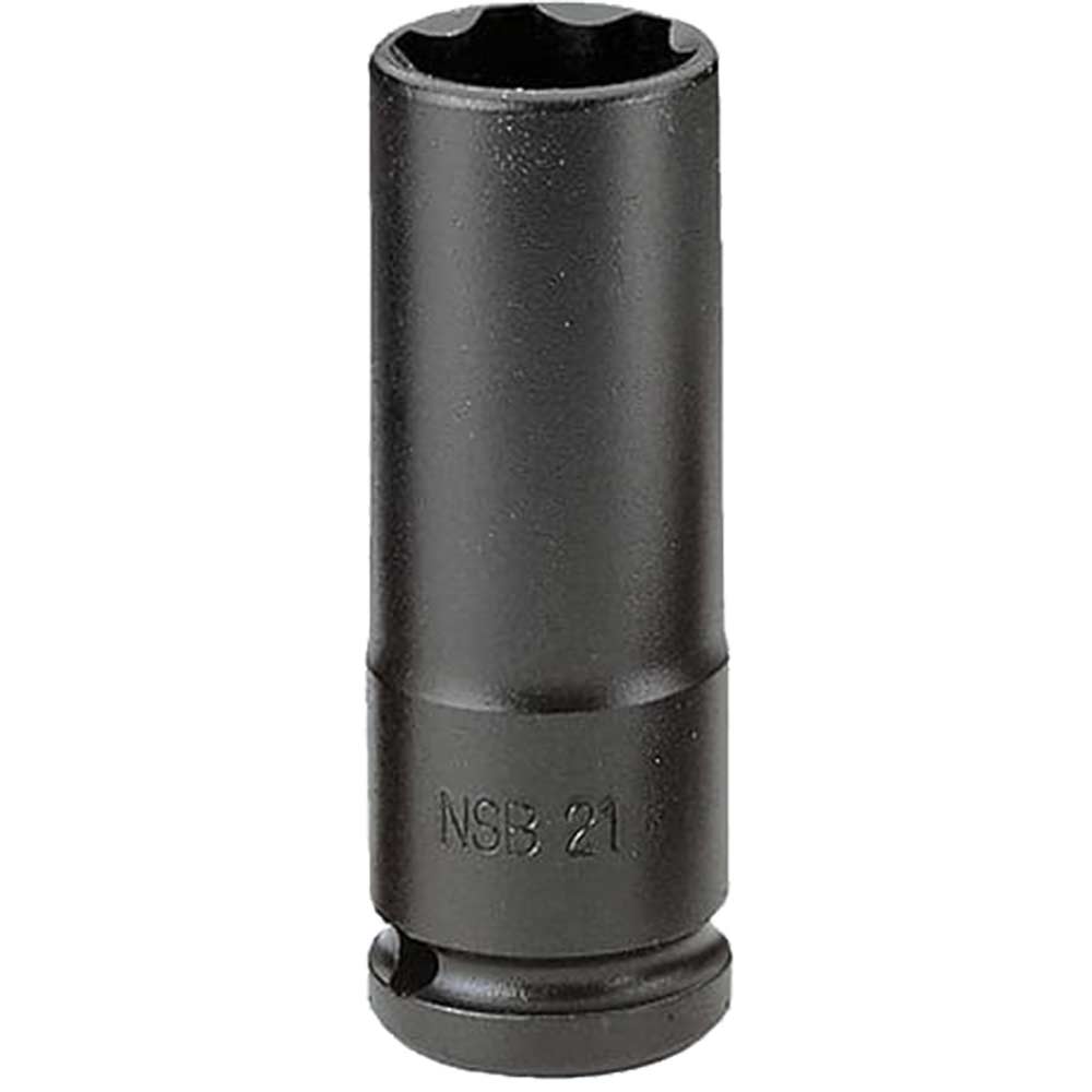 Image of Facom 1/2" Drive Deep Thin Wall Hexagon Impact Socket 1/2" 24mm