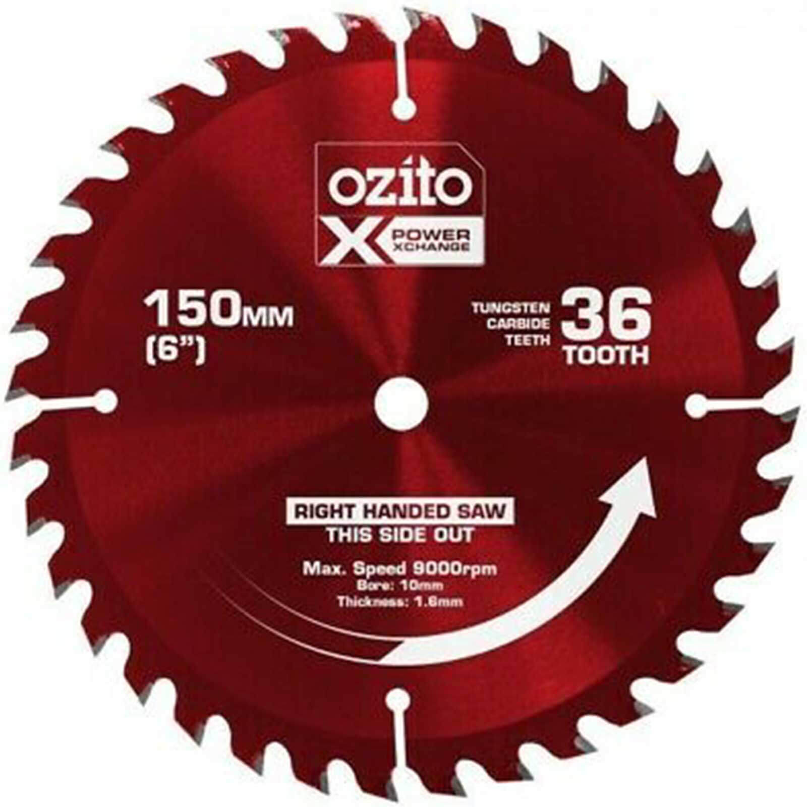 Image of Ozito PXCSB Circular Saw Blade 150mm 36T 10mm