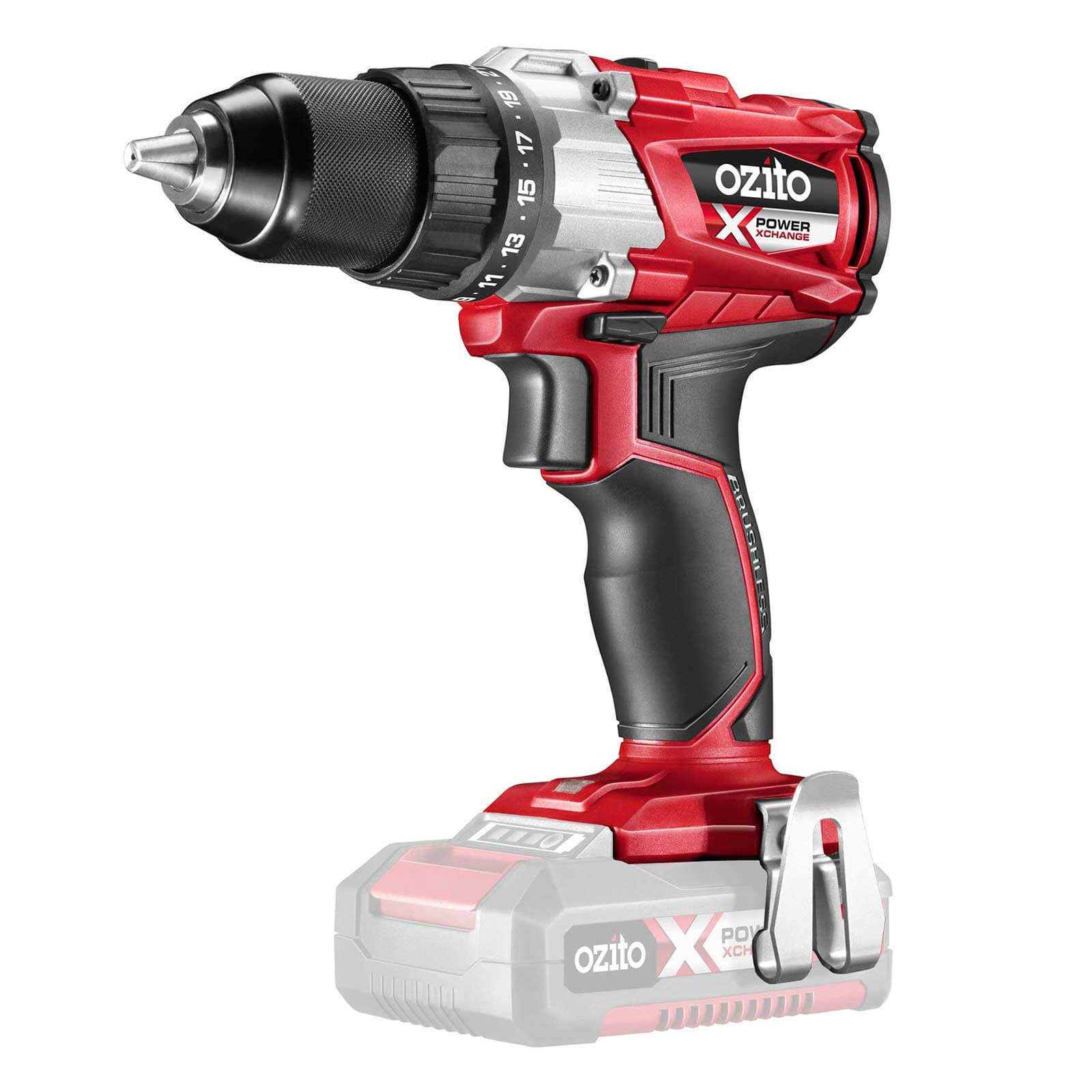 Image of Ozito PXBDS 18v Cordless Brushless Drill Driver No Batteries No Charger No Case