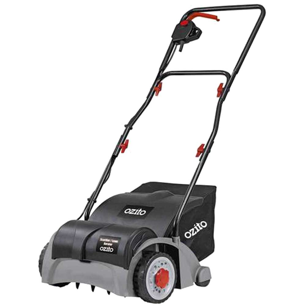 Ozito 1200W Electric 2 in 1 Lawnraker and Aerator 310mm