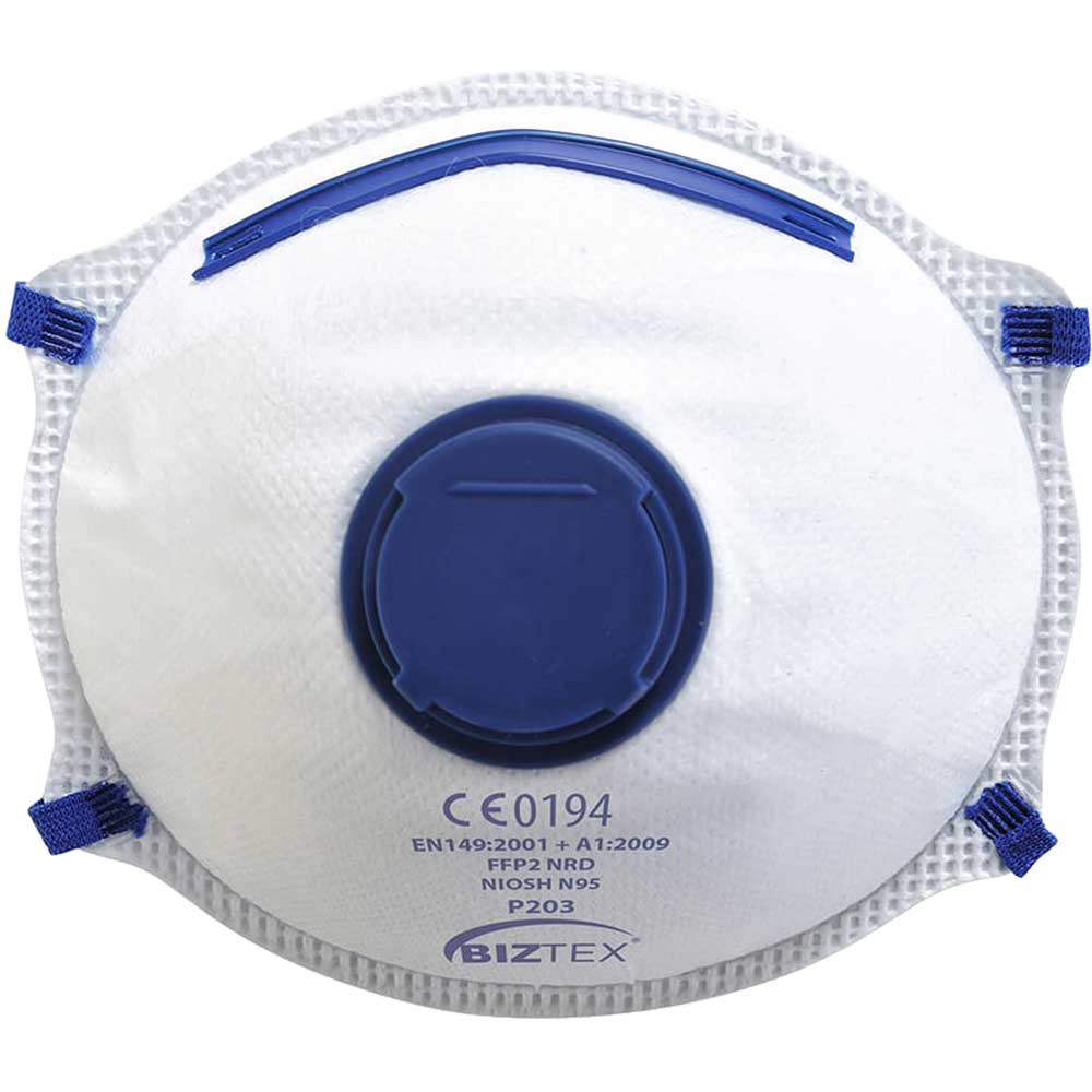 Portwest FFP2 Valved Dolomite Dust Masks Pack of 10
