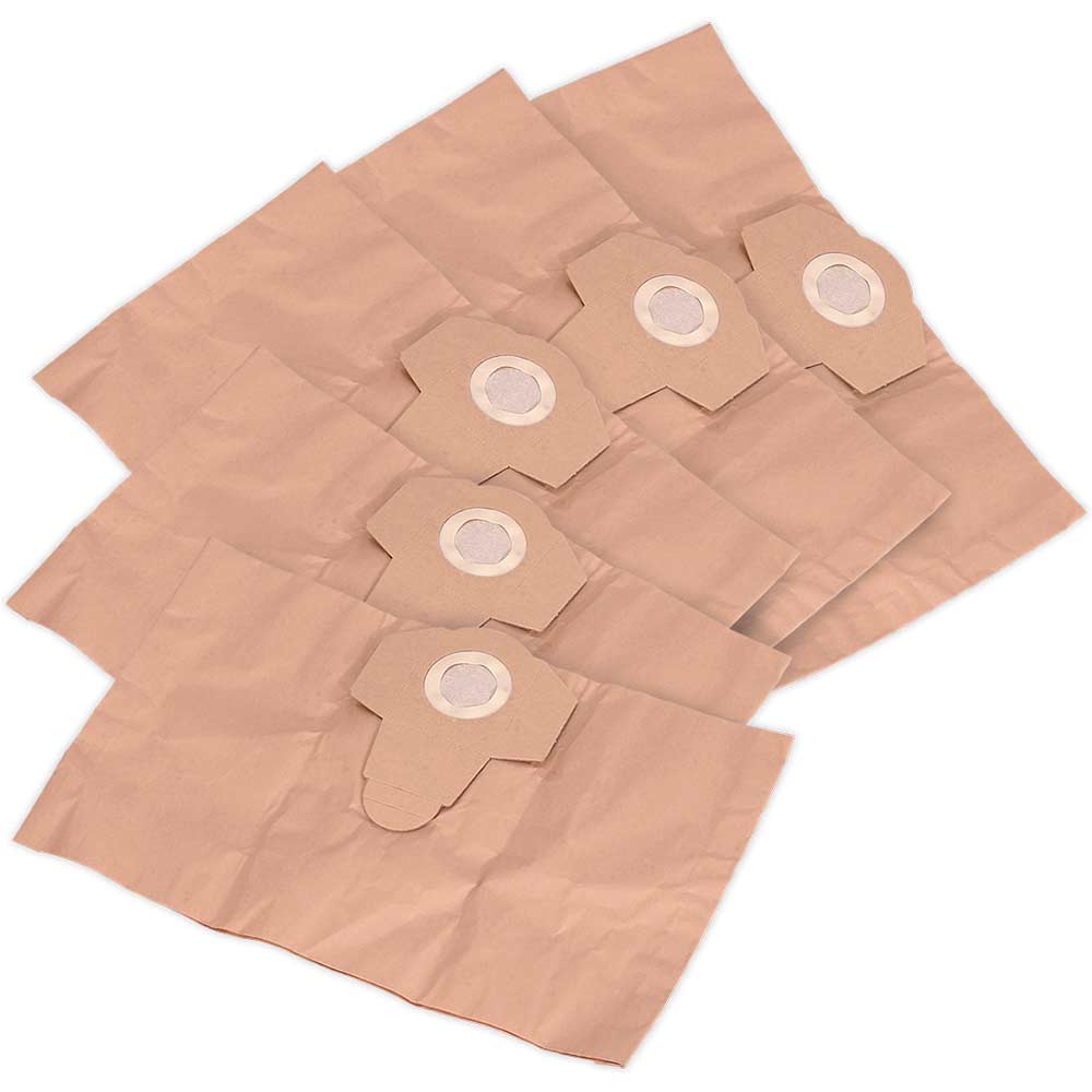 Sealey Dust Collection Bags for PC200, PC200SD, PC200SDAUTO Pack of 5