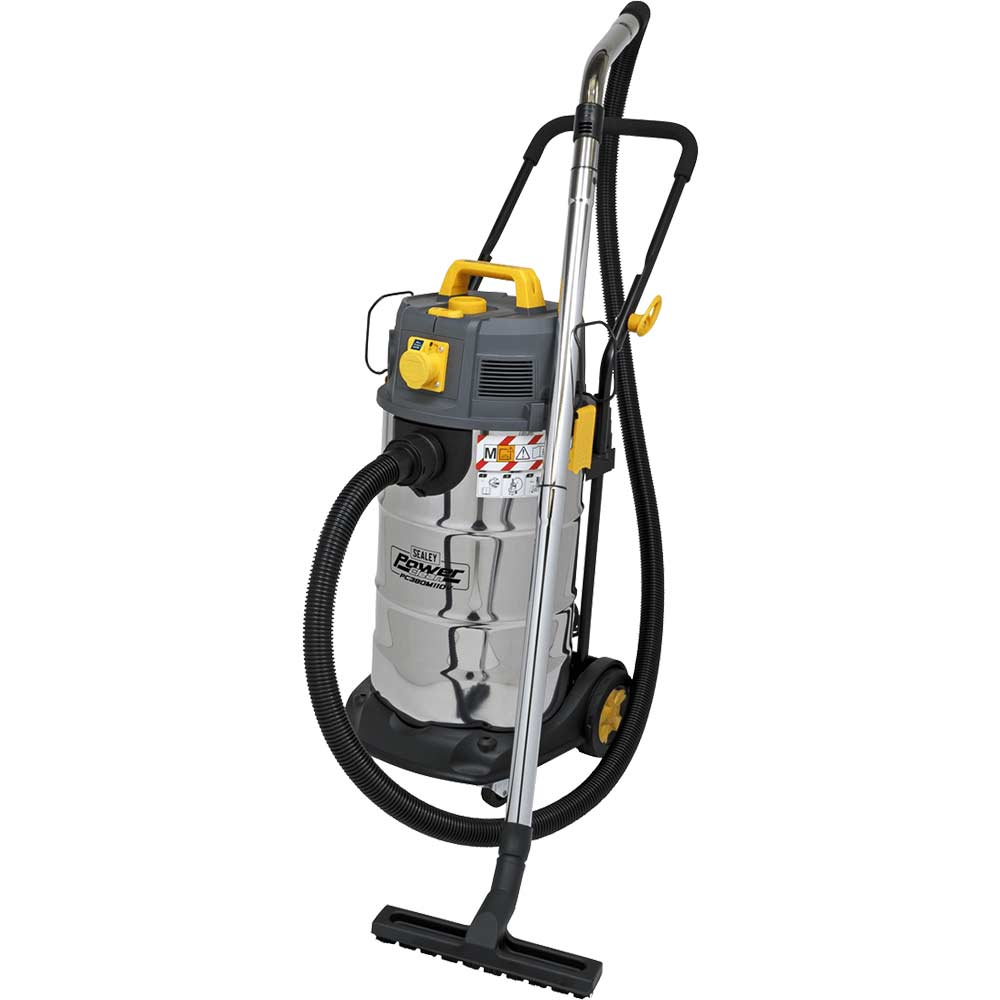 Sealey PC380M Dust Free M Class Wet and Dry Vacuum Cleaner 38L 110v