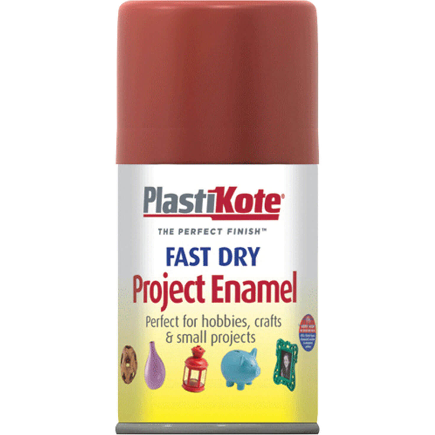 Image of Plastikote Dry Enamel Aerosol Spray Paint Nut Brown 100ml