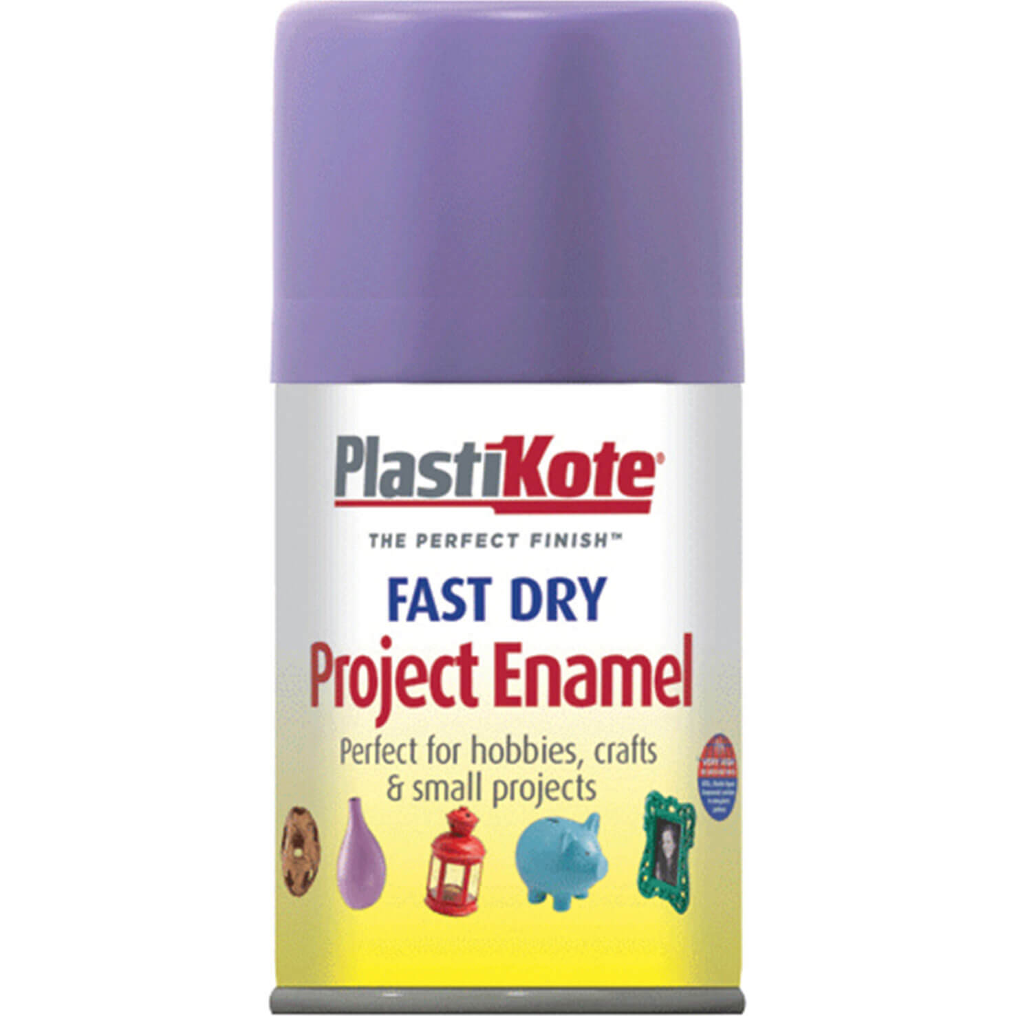 Image of Plastikote Dry Enamel Aerosol Spray Paint Lavender 100ml