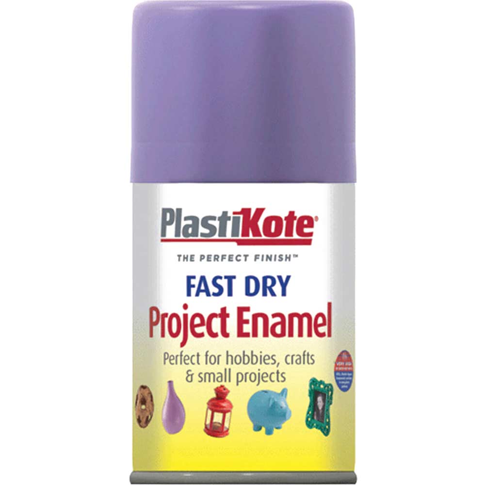 Image of Plastikote Dry Enamel Aerosol Spray Paint Lavender 100ml