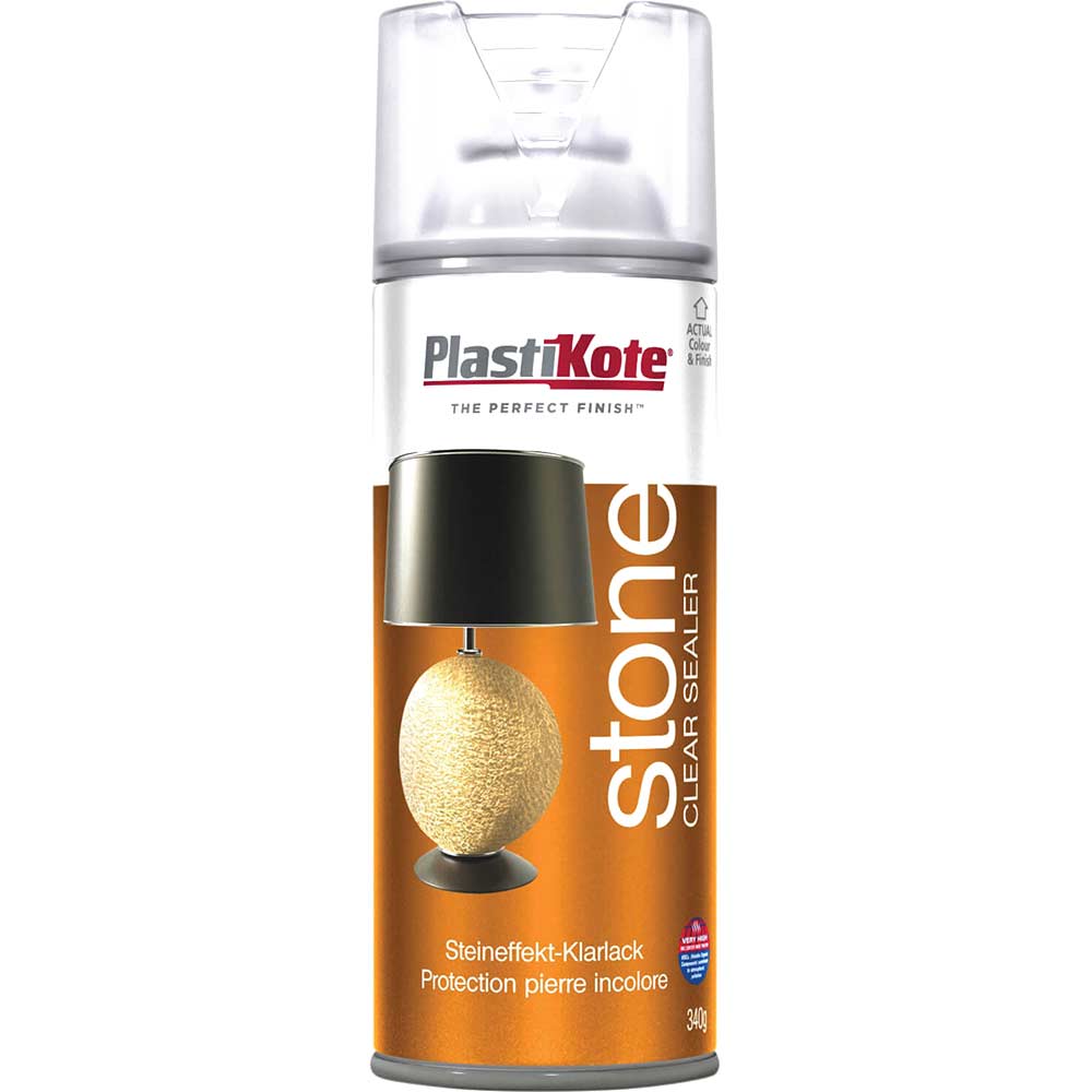 Image of Plastikote Fleckstone Spray Paint Clear 400ml