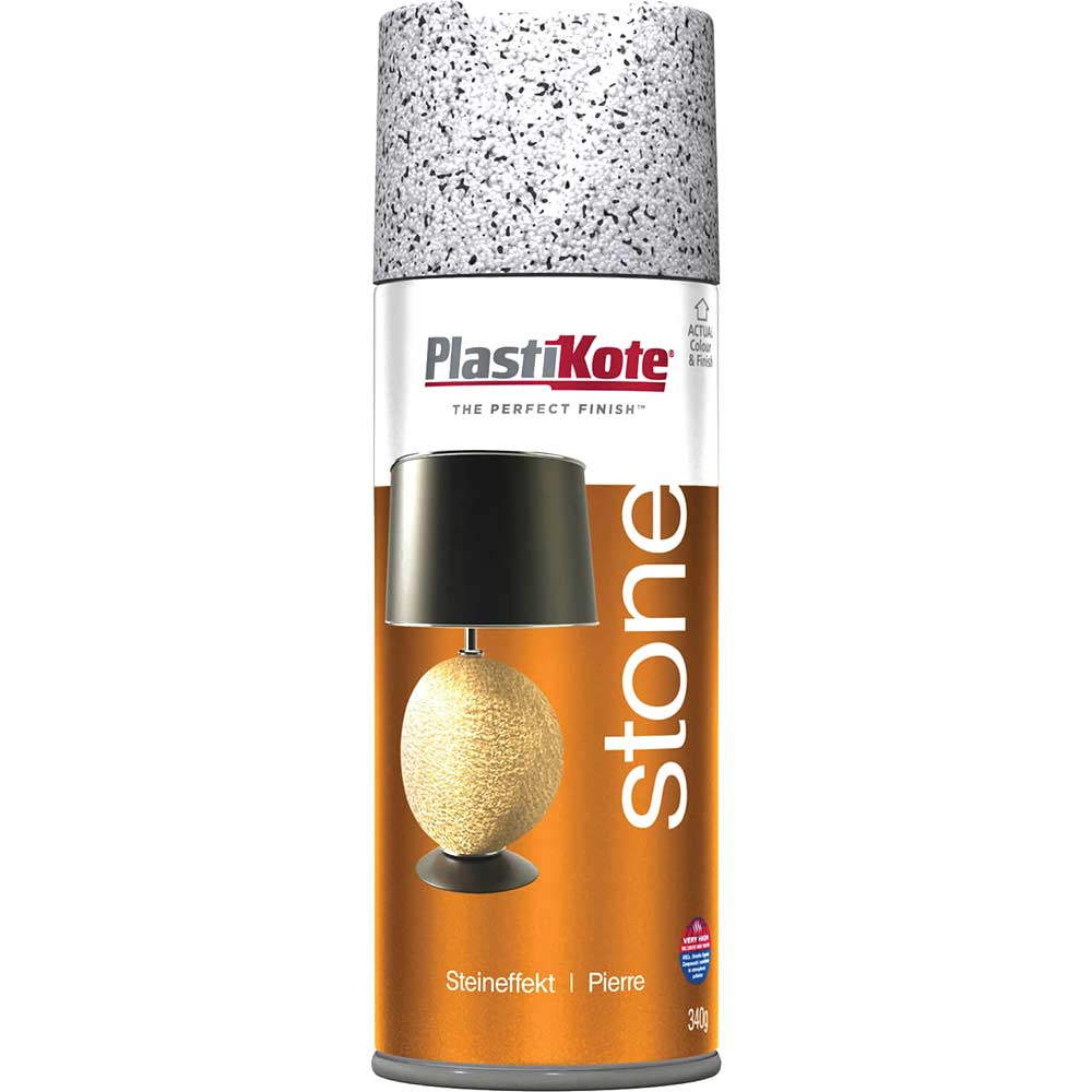 Image of Plastikote Fleckstone Spray Paint Soap Stone 400ml