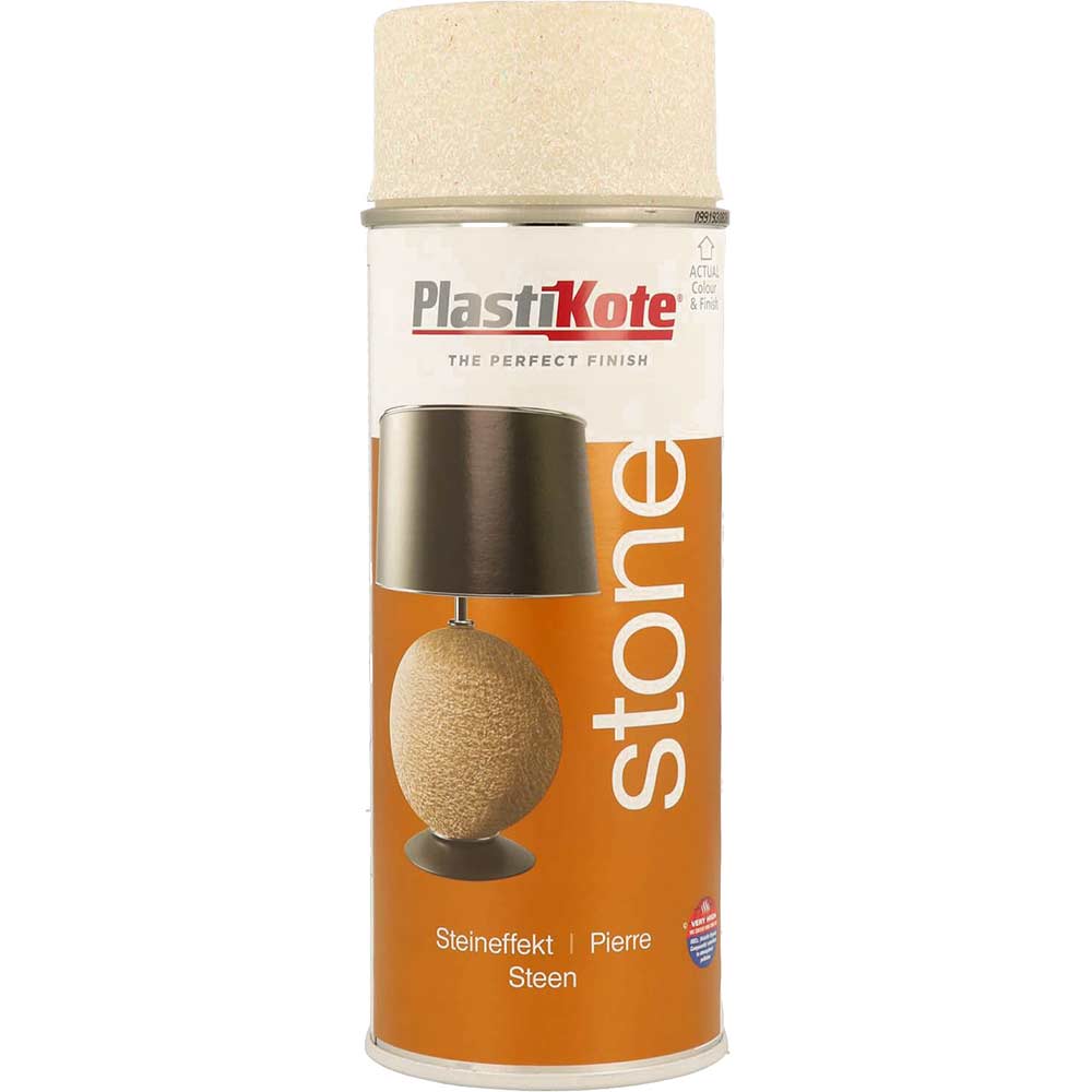 Plastikote Fleckstone Spray Paint Alabaster 400ml