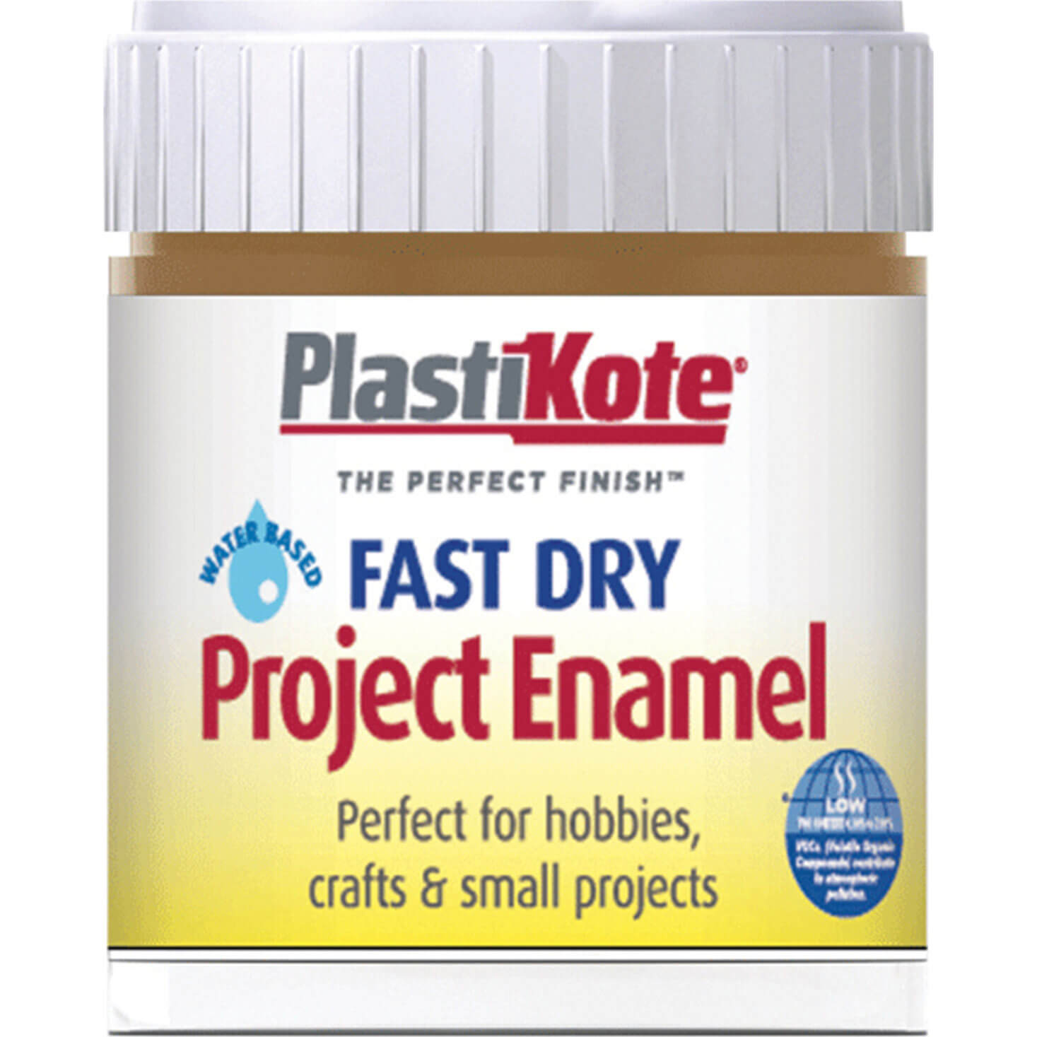 Image of Plastikote Fast Dry Enamel Paint Nut Brown 59ml