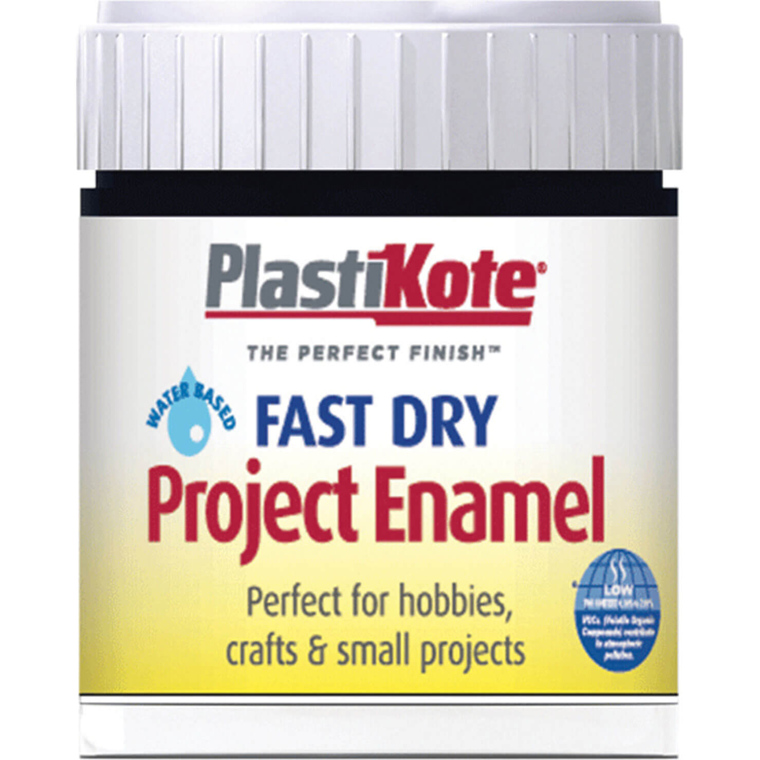 Image of Plastikote Fast Dry Enamel Paint Black 59ml