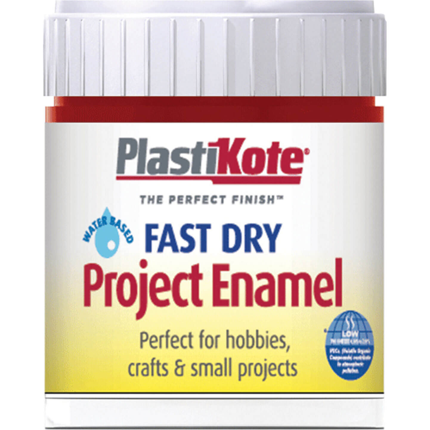 Image of Plastikote Fast Dry Enamel Paint Red 59ml