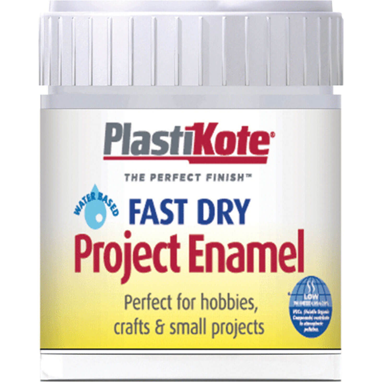 Image of Plastikote Fast Dry Enamel Paint Silver 59ml