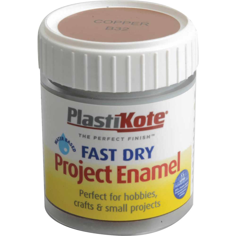 Plastikote Fast Dry Enamel Paint Copper 59ml