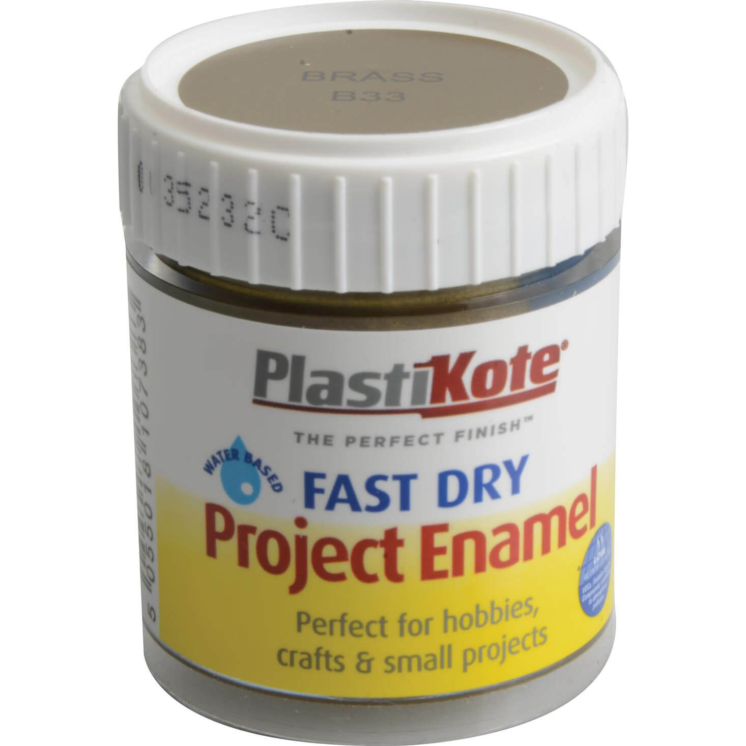 Image of Plastikote Fast Dry Enamel Paint Brass 59ml