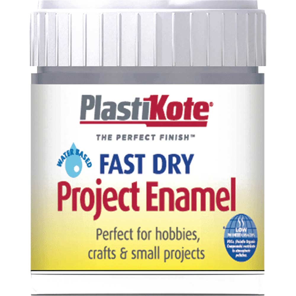 Plastikote Fast Dry Enamel Paint Pewter 59ml