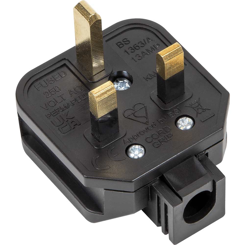 Sealey Heavy Duty Rubber Plug 13amp 240v Pack of 1