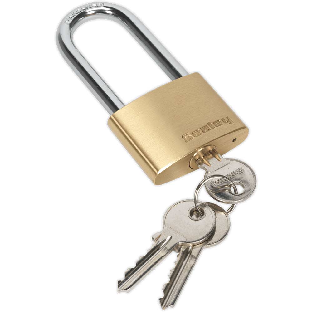 Sealey Brass Padlock 50mm Long