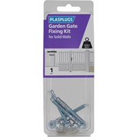 Plasplugs Garden Gate Fixing Kit for Solid Walls