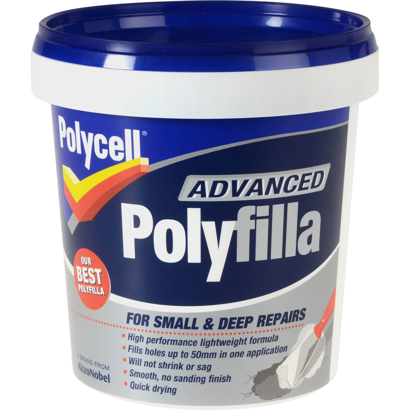 Image of Polycell Advanced Polyfilla 600ml