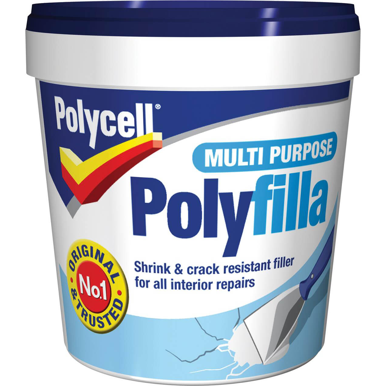 Image of Polycell Multi Purpose Ready Mixed Polyfilla 1000g