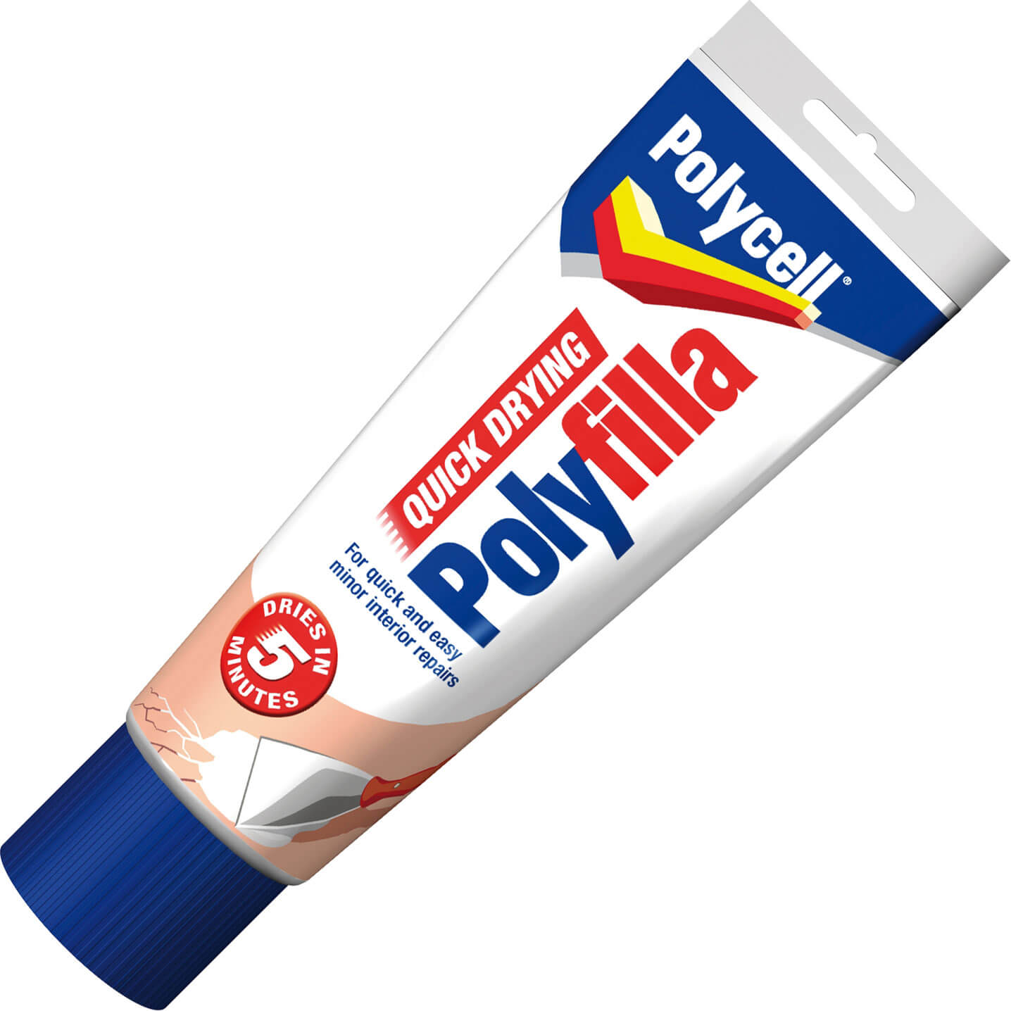 Image of Polycell Quick Drying Polyfilla Tube 330g